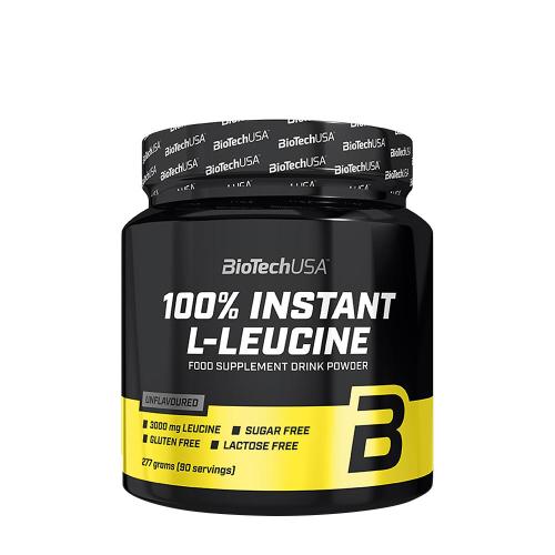 BioTechUSA 100% instantní L-leucin (277 g, Bez příchutě)