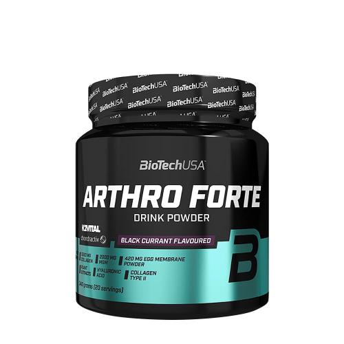 BioTechUSA Arthro Forte nápoj v prášku (340 g, Černý rybíz)