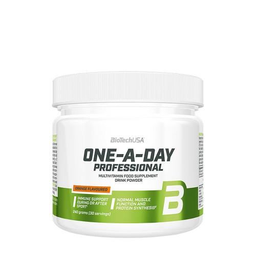 BioTechUSA One- A-Day Professional doplněk stravy v prášku  (240 g, Pomeranč)