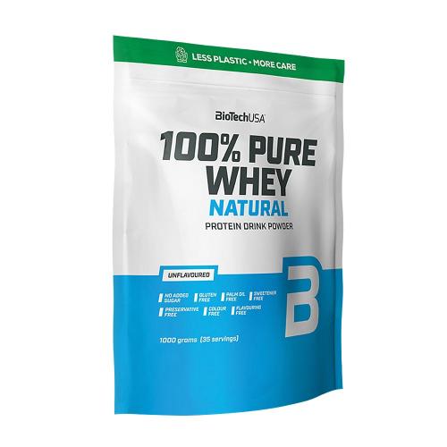 BioTechUSA 100% čistá syrovátka Natural (1000 g, Bez příchutě)