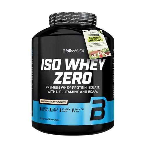 BioTechUSA Iso Whey Zero  (2270 g, Čokoládové sušenky a krém)