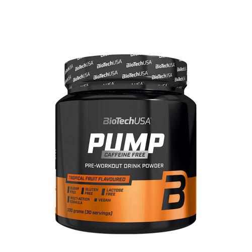 BioTechUSA Pump Caffeine Free (330 g, Tropické ovoce)