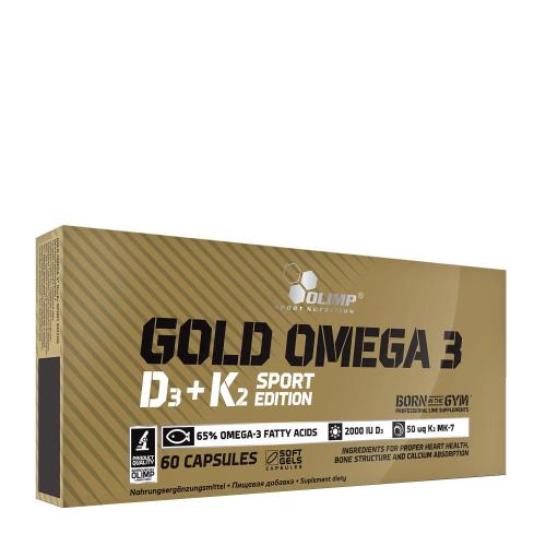Olimp Sport Gold Omega 3 D3+K2 - Gold Omega 3 D3+K2 (60 Kapsla)