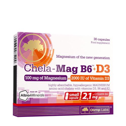 Olimp Labs Chela-Mag B6+D3 - Chela-Mag B6+D3 (30 Kapsla)