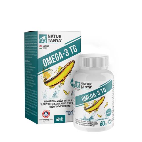 Natur Tanya Mega Omega-3 - Wild Fish Oil (60 Měkká kapsla)