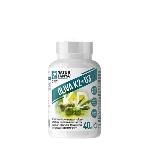 Natur Tanya Olive K2+D3 - With world patent protected vitaMK7® vitamin K2 (40 Měkká kapsla)