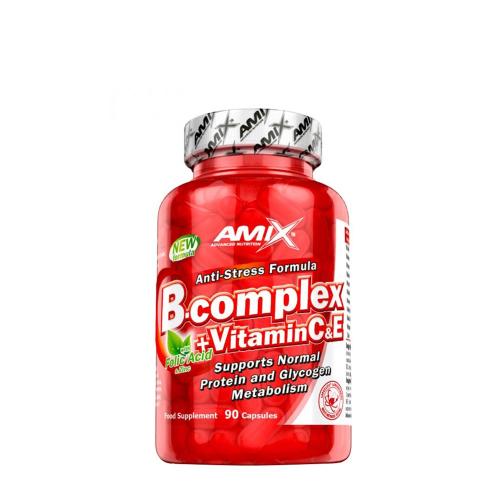 Amix B-komplex + vitamin C&E - B-Complex + Vitamin C&E (90 Kapsla)
