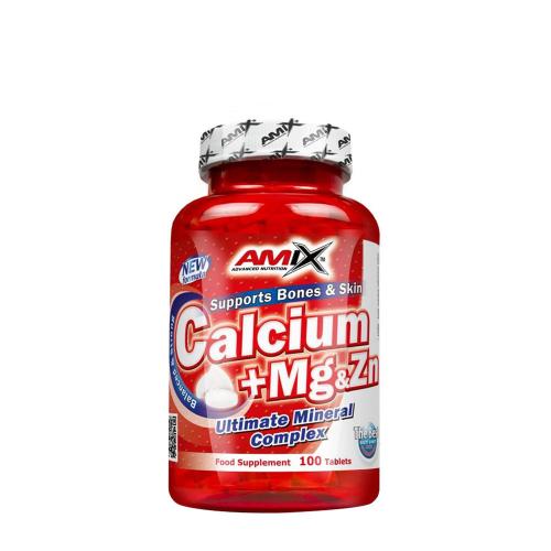 Amix Vápník + Mg + Zn - Calcium + Mg + Zn (100 Tableta)