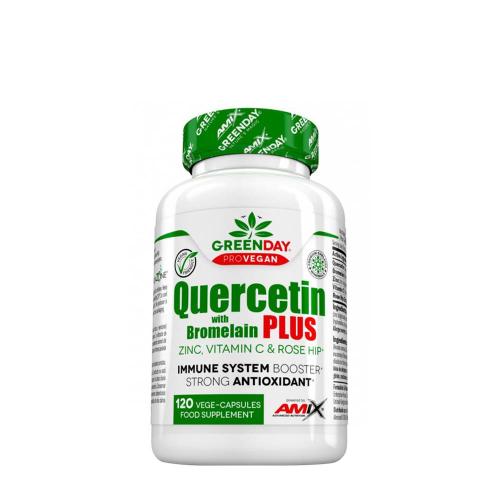 Amix GreenDay® ProVEGAN Quercetin s bromelainem Plus - GreenDay® ProVEGAN Quercetin with Bromelain Plus (120 Kapsla)