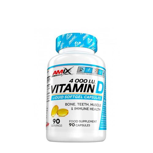Amix Vitamin D 4 000 I.U. - Vitamin D 4.000 I.U. (90 Měkká kapsla)