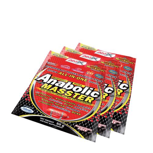 Amix Sáčky Anabolic Masster™ - Anabolic Masster™ Sachets (20 x 50g, Jahoda)