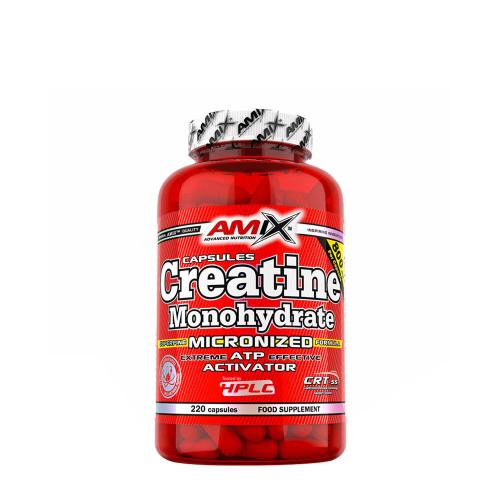 Amix Kreatin monohydrát - Creatine Monohydrate (220 kapsle)