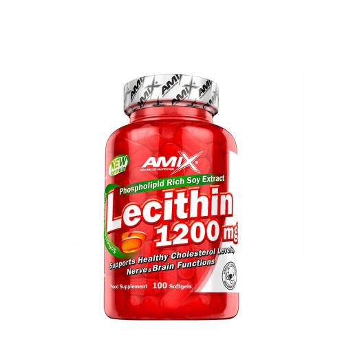 Amix Lecitin 1200 mg - Lecithin 1200 mg (100 Měkká kapsla)