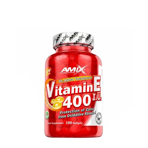 Amix Vitamin E 400 I.U. - Vitamin E 400 I.U. (100 Měkká kapsla)