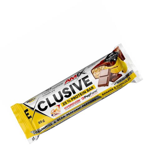 Amix Exkluzivní proteinová tyčinka - Exclusive Protein Bar (85 g, Banana Chocolate)