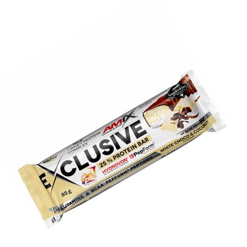 Amix Exkluzivní proteinová tyčinka - Exclusive Protein Bar (85 g, Bílá čokoláda)