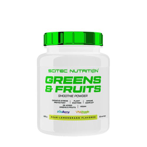 Scitec Nutrition Vita Greens & Fruits - Vita Greens & Fruits (600 g, Hruška-lemongrass)