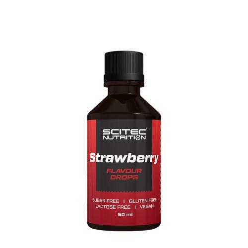 Scitec Nutrition Kapky s příchutí - Flavour Drops (50 ml, Jahoda)