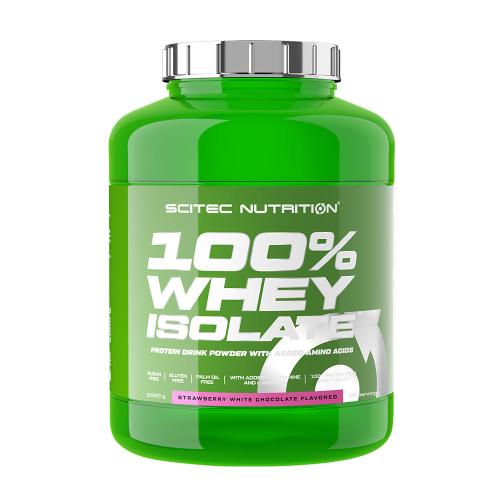 Scitec Nutrition 100% syrovátkový izolát - 100% Whey Isolate (2000 g, Jahodová bílá čokoláda)