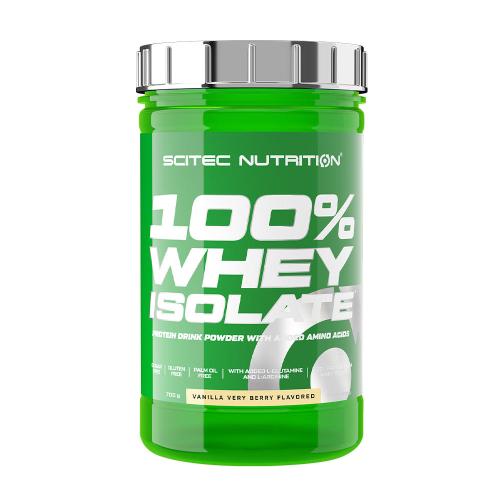 Scitec Nutrition 100% syrovátkový izolát - 100% Whey Isolate (700 g, Vanilka-divoké bobule)