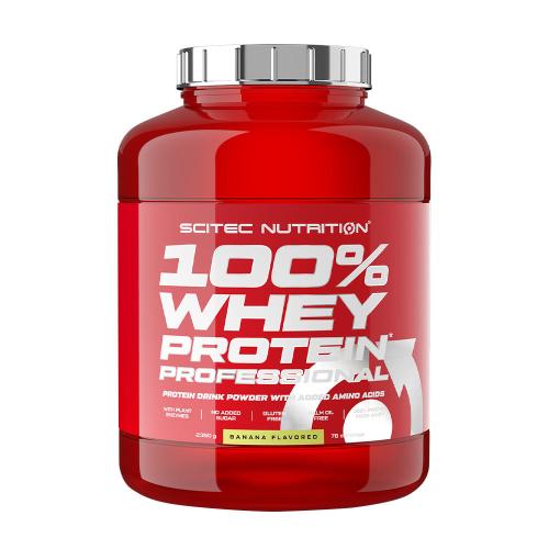 Scitec Nutrition 100% syrovátkový protein Professional - 100% Whey Protein Professional (2350 g, Banán)