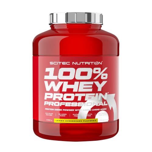 Scitec Nutrition 100% syrovátkový protein Professional - 100% Whey Protein Professional (2350 g, Citrónový tvarohový koláč )