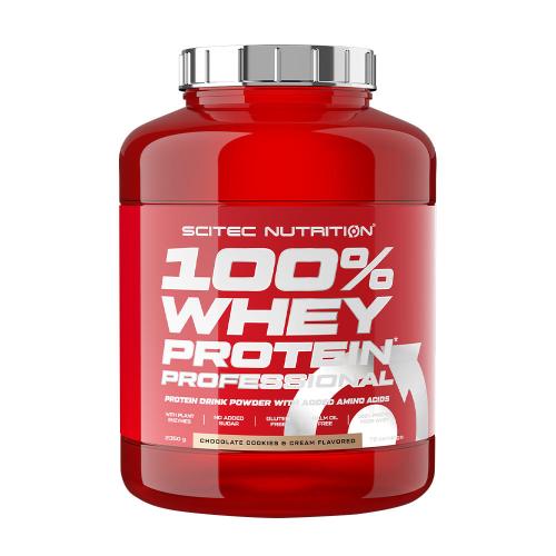 Scitec Nutrition 100% syrovátkový protein Professional - 100% Whey Protein Professional (2350 g, Čokoládové sušenky)