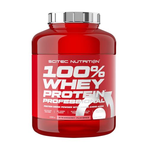 Scitec Nutrition 100% syrovátkový protein Professional - 100% Whey Protein Professional (2350 g, Jahoda)