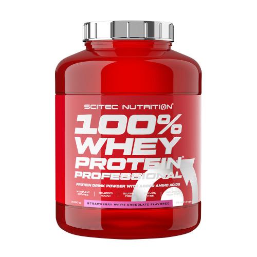 Scitec Nutrition 100% syrovátkový protein Professional - 100% Whey Protein Professional (2350 g, Jahodová bílá čokoláda)