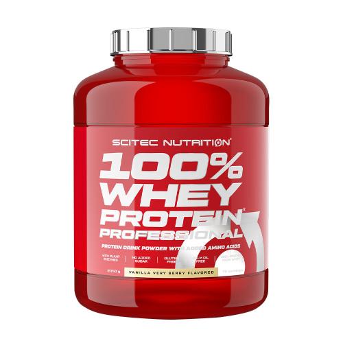Scitec Nutrition 100% syrovátkový protein Professional - 100% Whey Protein Professional (2350 g, Vanilka-divoké bobule)