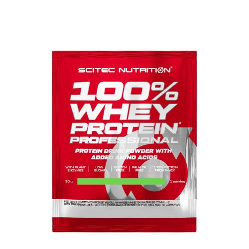 Scitec Nutrition 100% syrovátkový protein Professional - 100% Whey Protein Professional (30 g, Citrónový tvarohový koláč )