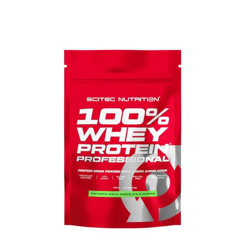 Scitec Nutrition 100% syrovátkový protein Professional - 100% Whey Protein Professional (500 g, Pistácie a bílá čokoláda)