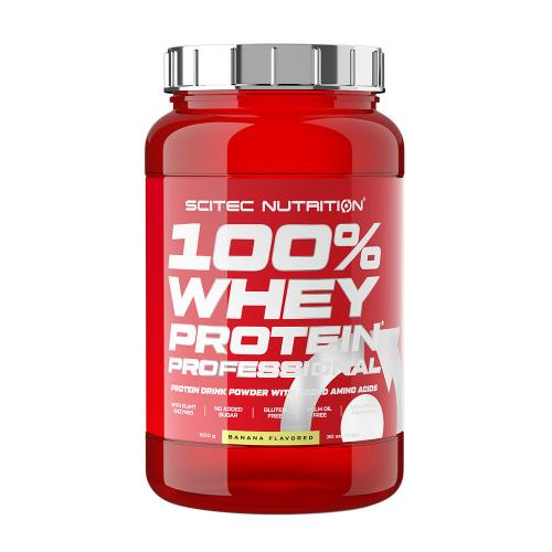 Scitec Nutrition 100% syrovátkový protein Professional - 100% Whey Protein Professional (920 g, Banán)