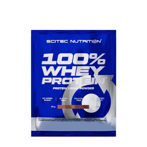 Scitec Nutrition 100% syrovátkový protein - 100% Whey Protein (30 g, Arašídové máslo)