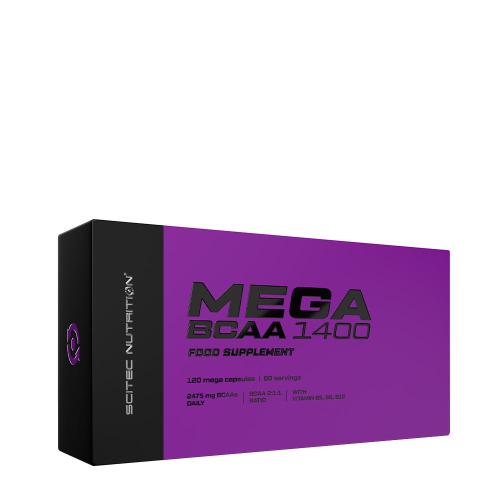 Scitec Nutrition Mega BCAA 1400 - Mega BCAA 1400 (120 Kapsla)