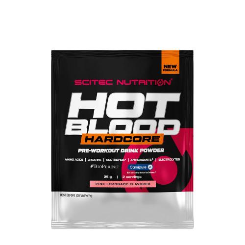 Scitec Nutrition Horká krev Hardcore - Hot Blood Hardcore (25 g, Růžová limonáda)
