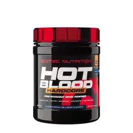  Scitec Nutrition Horká krev Hardcore - Hot Blood Hardcore (375 g, Černý rybíz a bobule goji)