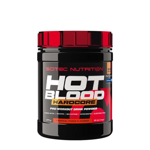 Scitec Nutrition Horká krev Hardcore - Hot Blood Hardcore (375 g, Tropický punč)
