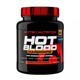   Scitec Nutrition Horká krev Hardcore - Hot Blood Hardcore (700 g, Tropický punč)