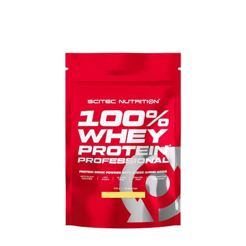 Scitec Nutrition 100% syrovátkový protein Professional - 100% Whey Protein Professional (500 g, Citrónový tvarohový koláč )