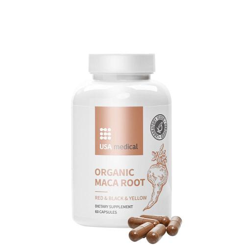 USA medical Organický kořen Maca - Organic Maca Root (60 Kapsla)