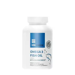   USA medical GOLDEN® Omega 3 rybí olej - Omega 3 Fish Oil (60 Měkká kapsla)