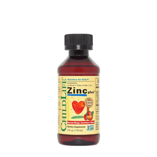 ChildLife Tekutý zinek Plus® - Liquid Zinc Plus® (118 ml, Mango a jahoda)