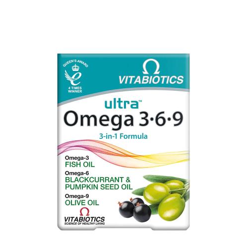 Vitabiotics Ultra Omega 3-6-9 - Ultra Omega 3-6-9 (60 Kapsla)