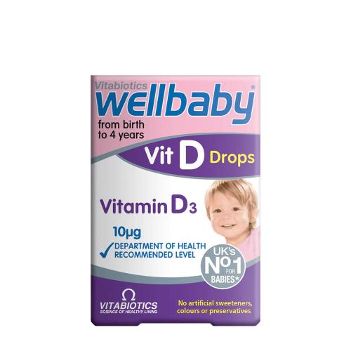 Vitabiotics Kapky Wellbaby Vitamin D - Wellbaby Vitamin D Drops (30 ml)