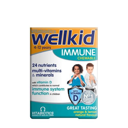 Vitabiotics Wellkid žvýkací tablety  - Wellkid Immune Chewable (30 Tableta)