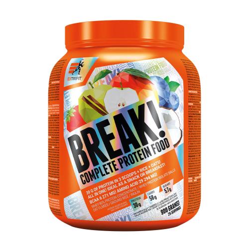 Extrifit Přestávka! Proteinové potraviny - Break! Protein Food (900 g, Malina)