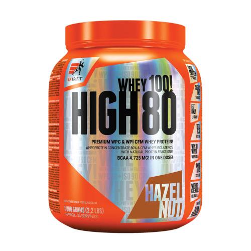 Extrifit Vysoká syrovátka 80 - High Whey 80 (1000 g, Lískové ořechy)