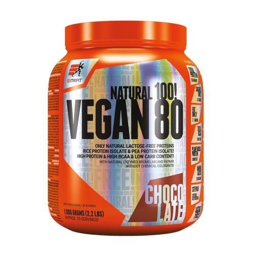 Extrifit Vegan 80 - Vegan 80 (1000 g, Čokoláda)