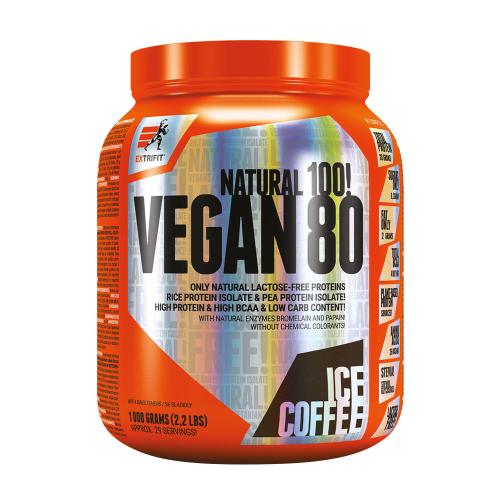 Extrifit Vegan 80 - Vegan 80 (1000 g, Ledová káva)